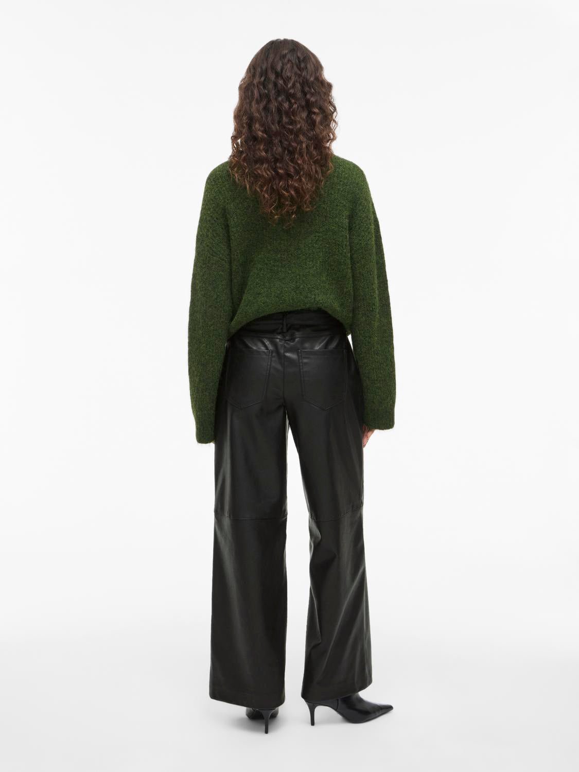 VIANNIE Trousers - Black Beauty - VERO MODA & VILA Bergvik
